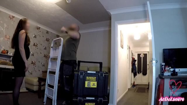 Young Wife cheating with builder tool boxes🔥🔥