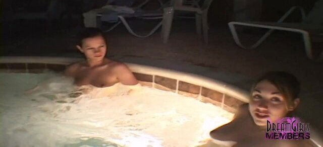 Girls Arrive Skinny Dipping Begins