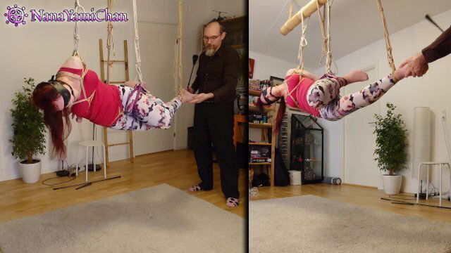 Girl getting flying orgasms Shibari, spanking Bastinado!