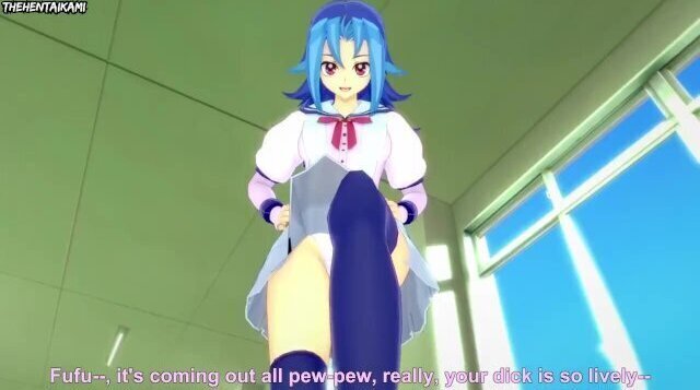 POV Feet Hentai Rio Kastle aka Rio Kamishiro from Yu-Gi-Oh! ZeXal