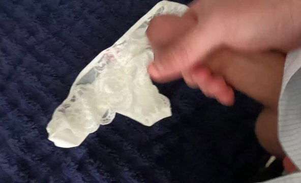 Jerking Off Until I Cumshot On This Super Hot MILF's Panties..Backstory and Picture Coming to OF