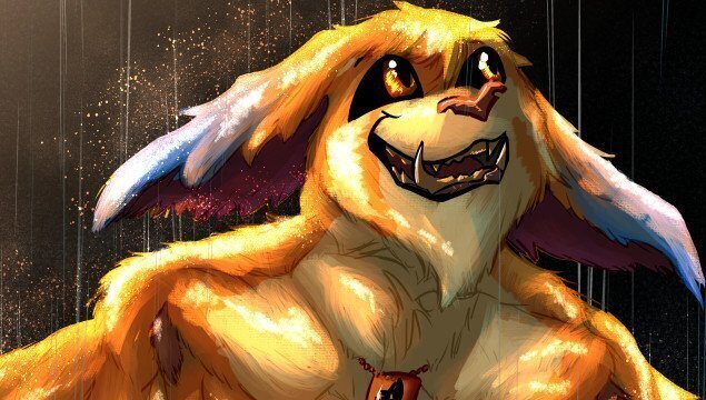 Rainy Gnar (Colouring Timelapse)