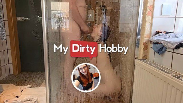 MyDirtyHobby FinaFoxy Apologizes Stepdad Hogging Shower With Steamy Blowjob