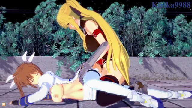 Nanoha Takamachi Fate Testarossa futanari Magical Girl Lyrical Nanoha StrikerS Hentai