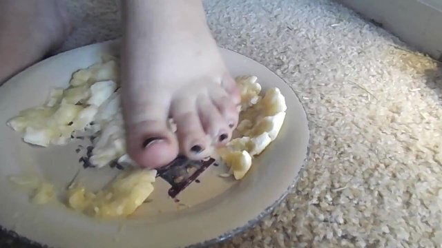 Girl Steps Lunch, Fucks Eats nutted lens)