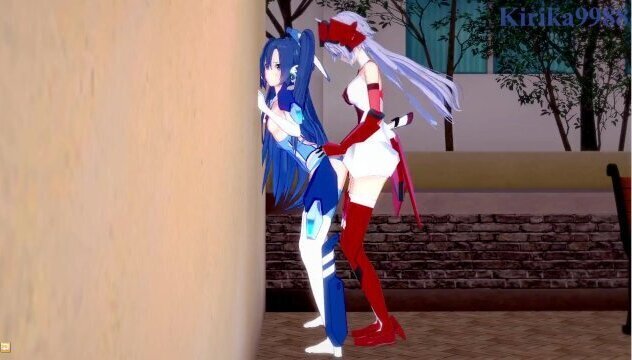 Tsubasa Kazanari Chris Yukine have intense futanari Symphogear Hentai