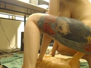 Same girl another dildo