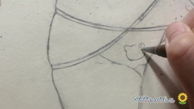 Drawing Hentai Cute girl tied