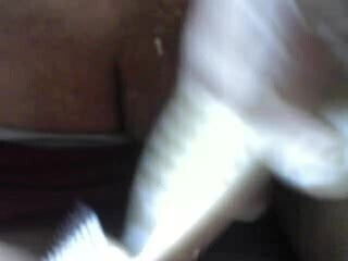 using my balls while in chastity