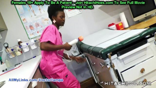 Don't Tell Doc I Cum On The Clock! Nurse Rina Arem Sneaks Into Exam Room, Masturbates With Hitachi!!