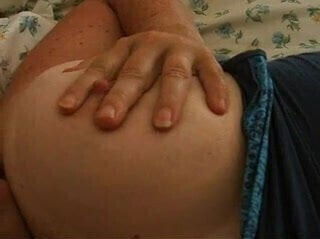 Chubby Mature wakes horny