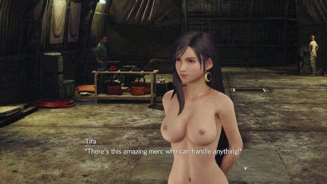 Tifa, Fully Naked, Walking Around Nude Walkthrough Part