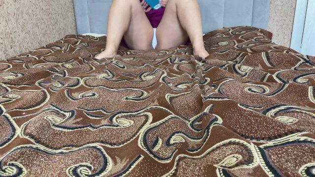 Reading book with legs spread white panties, especially fetishists