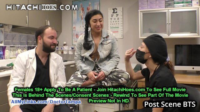 Don't Tell Clock! Latina Nurse Jasmine Rose Sneaks Into Exam Room Masturbate!