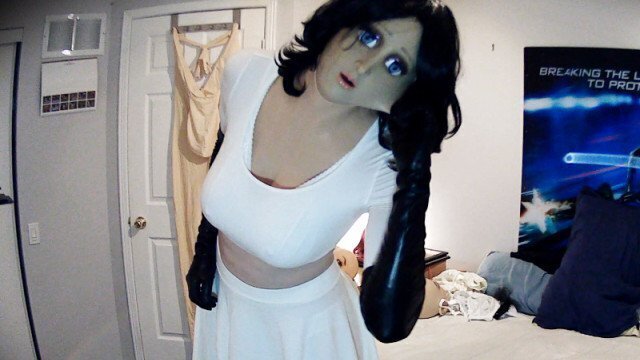 Elfie Pt1! Awkward Rubber anime doll Elfie shows cute rubber body!