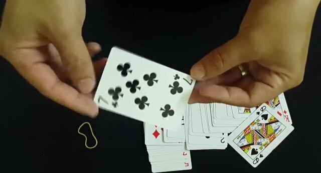 Rubber Band vs Card Magic Trick And How To Do