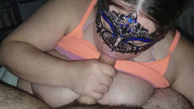 wife sucks dick rubs in-between milk filled