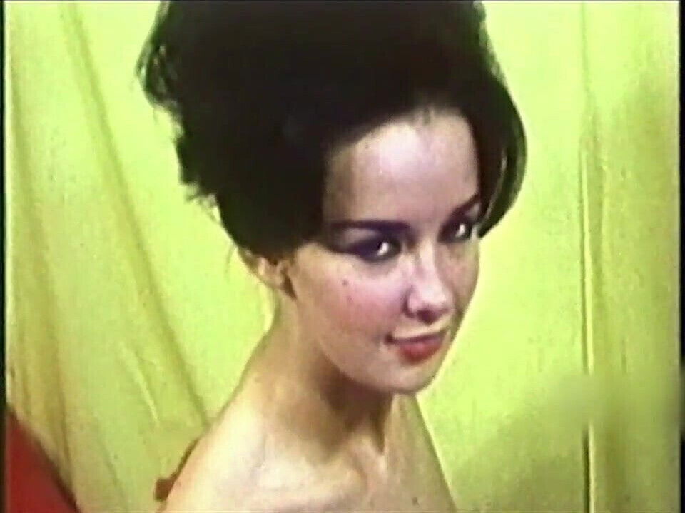 MUCH vintage leggy brunette striptease