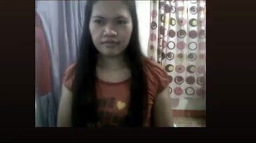 Girl digs longest nail orange