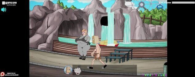 Fuckerman Lewd Park Threesome with mimes