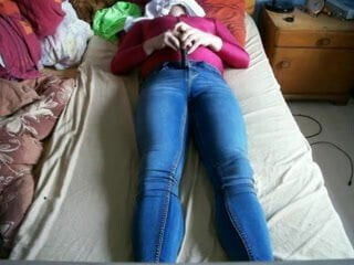 Some kind of fun in jeans