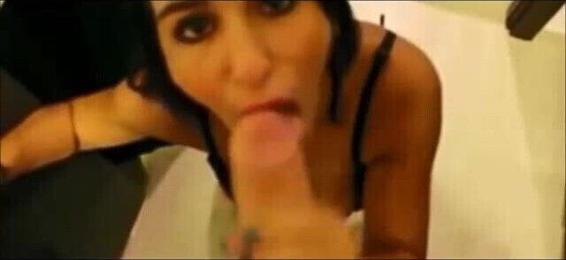 Amateur hot brunette ass fuck and cum in mouth