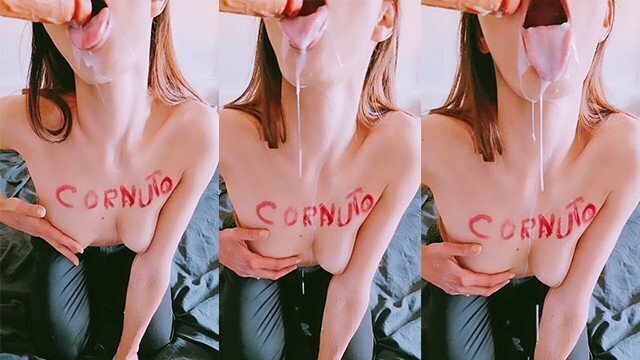 CORNUTO GUARDAMI MENTRE FACCIO SBORRARE BOCCA altro cazzo! (Dialogo Italiano) Amatoriale