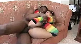 Young pigtailed slut deep with