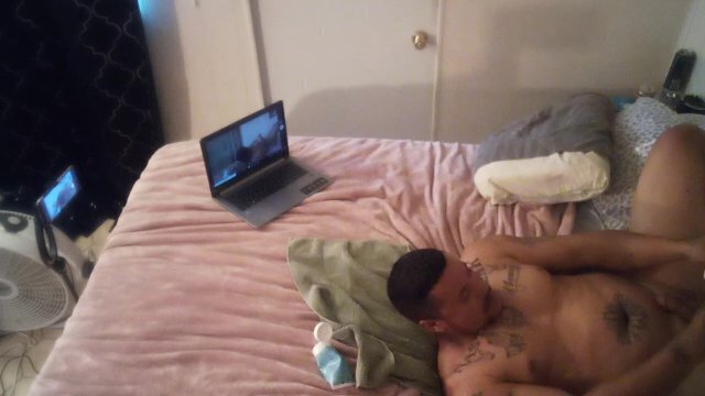 Sexy fucks himself with dildo then explode mouth, face body (add like