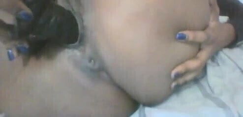 Ebony Fucking Shaved Pussy