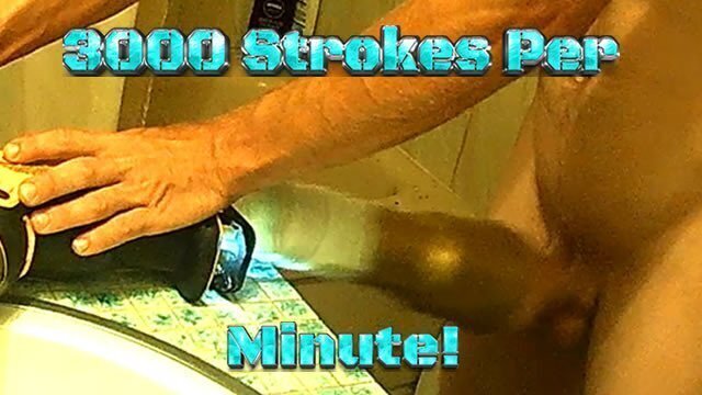 Automated Pocket Pussy Dewalt SAWZALL! Cumming MINUTES Felt Good!