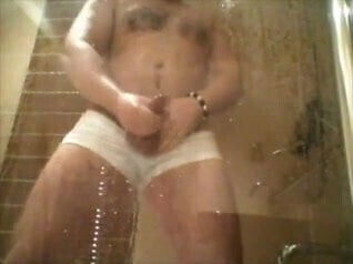 Boxer brief bear shower