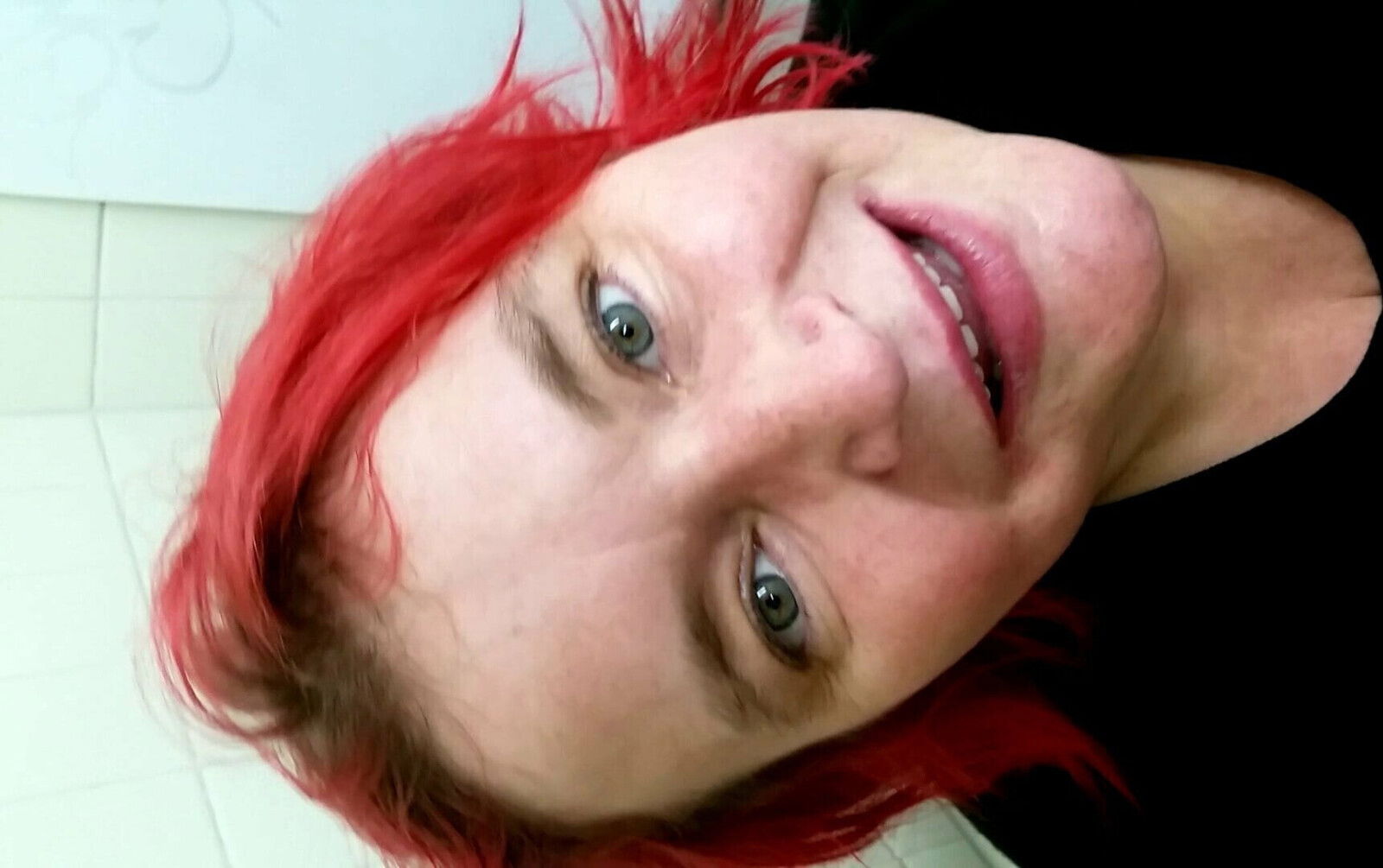 Redhead Jasper giving blowjob