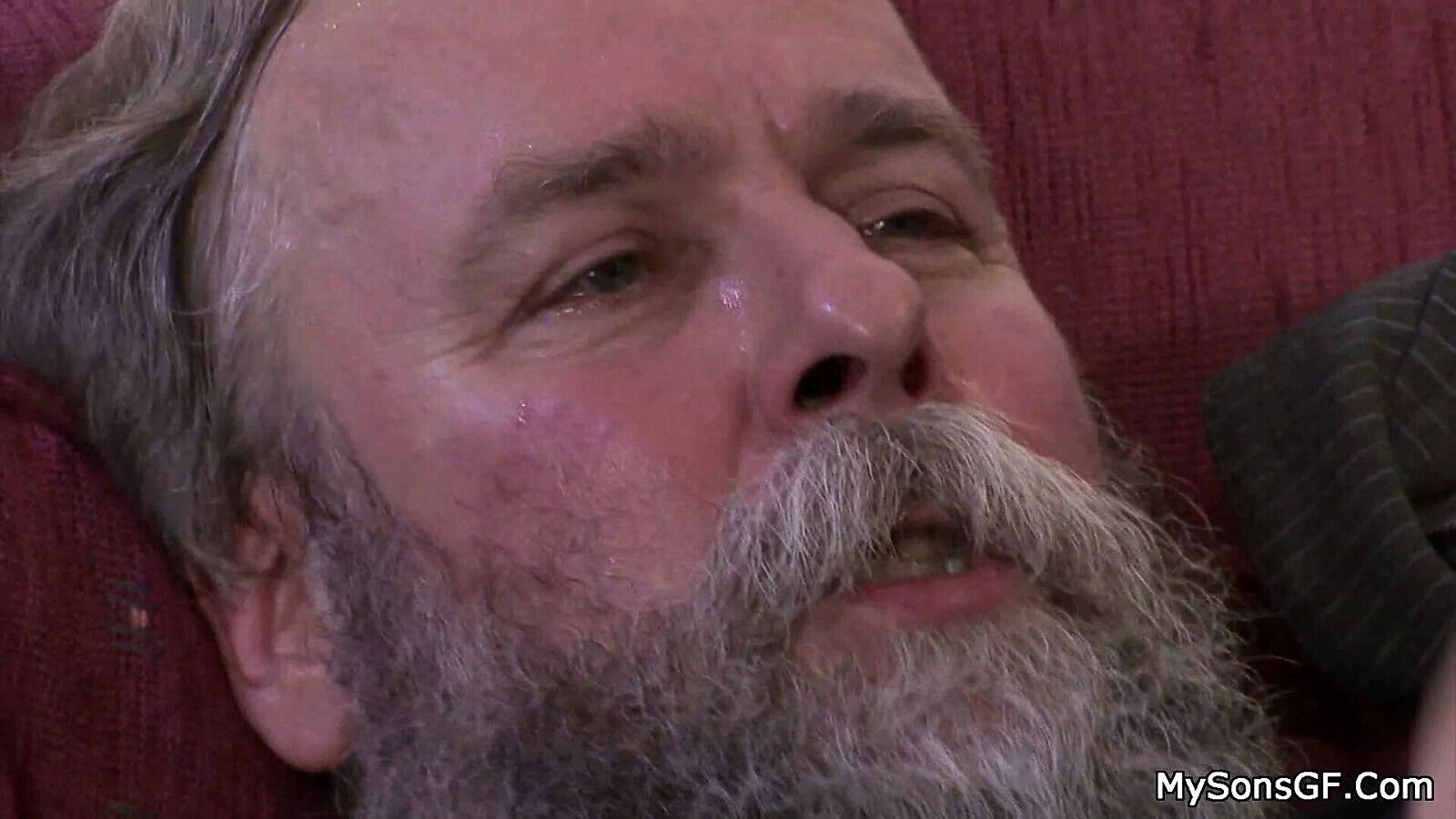 cheating girlfriend riding grandpa's dick