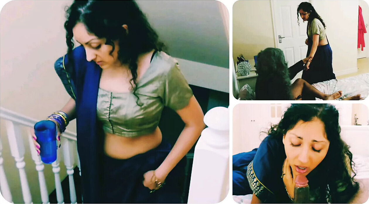Hindi dirty blowjob swallow saree deepthroat cumshot