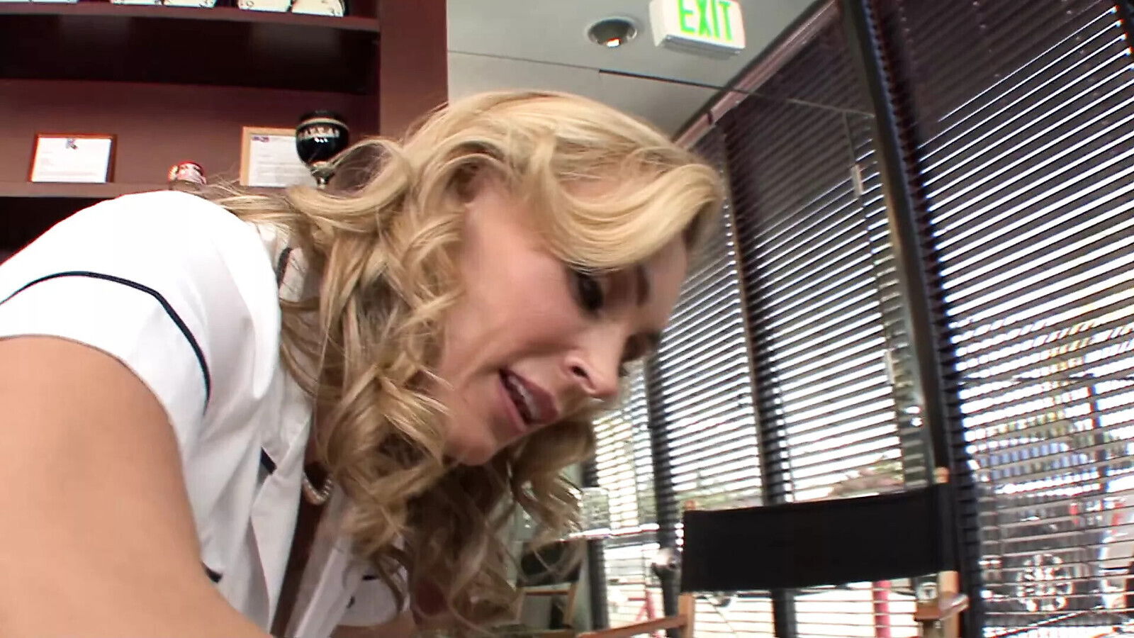 Massage course ends lesbo orgy