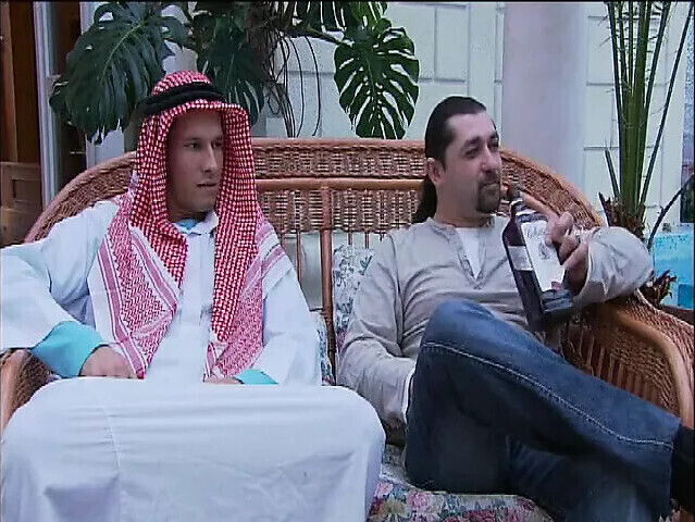 Brunette with nice legs straddles hard