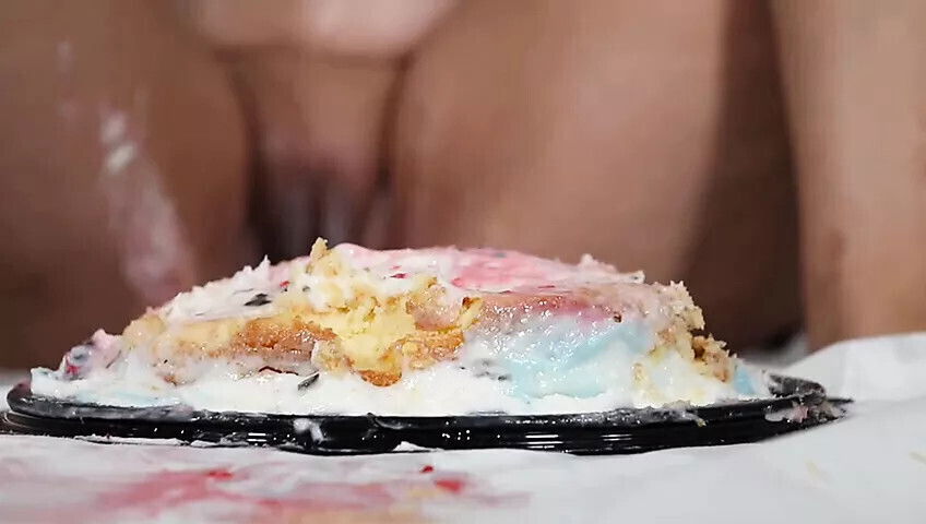 Milf squirting birthday cake