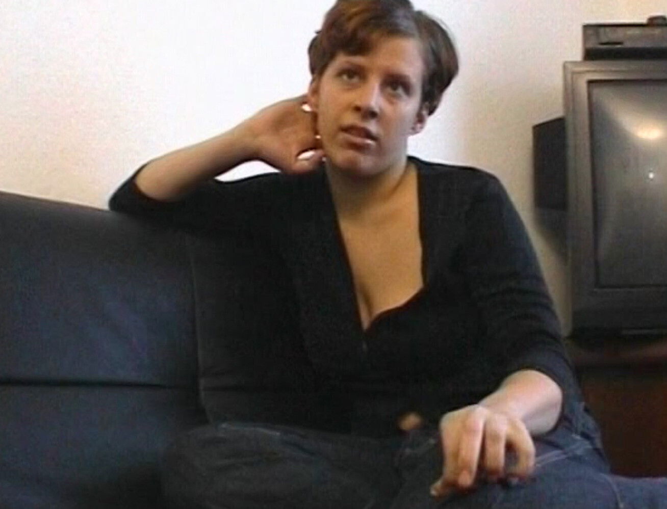 Privates Fick Gestaendniss macht beine breit