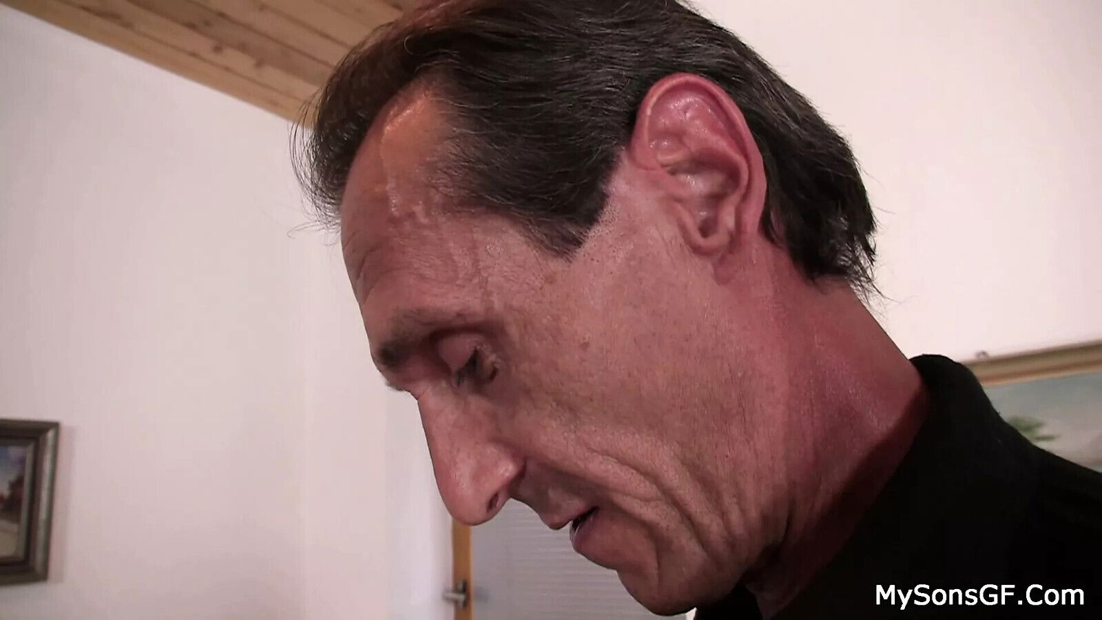 Oops, caught blond riding grandpa’s