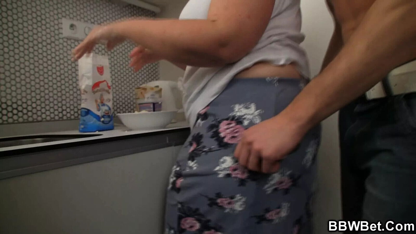 Banging girlfriend kitchen