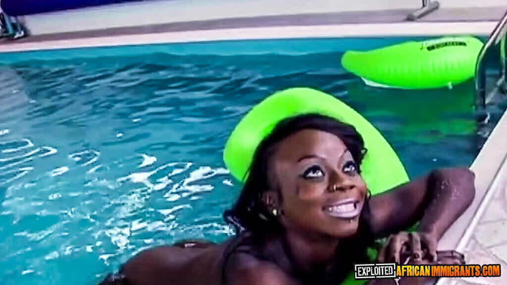 Cheeky black slut ready interracial orgy resort