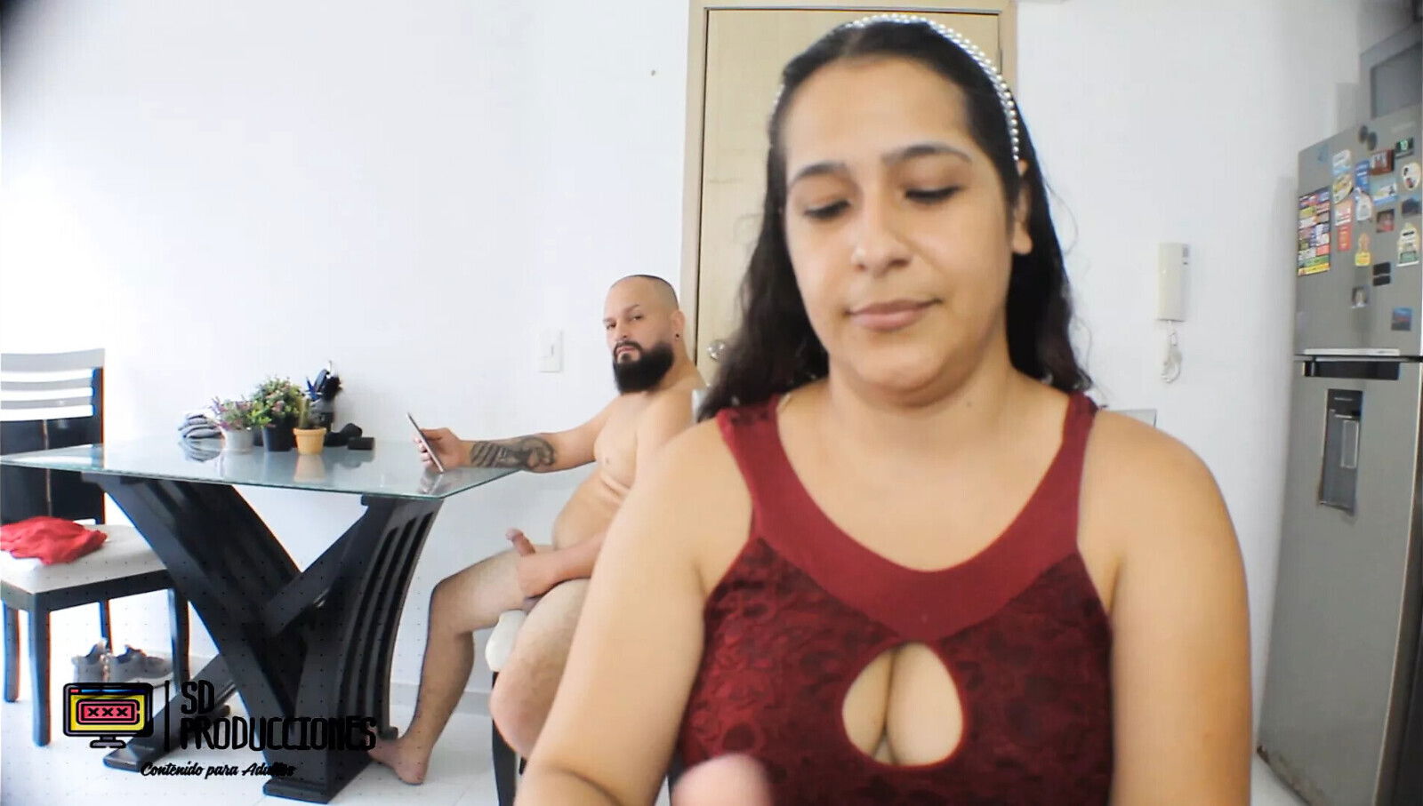 very interview Spanish porn