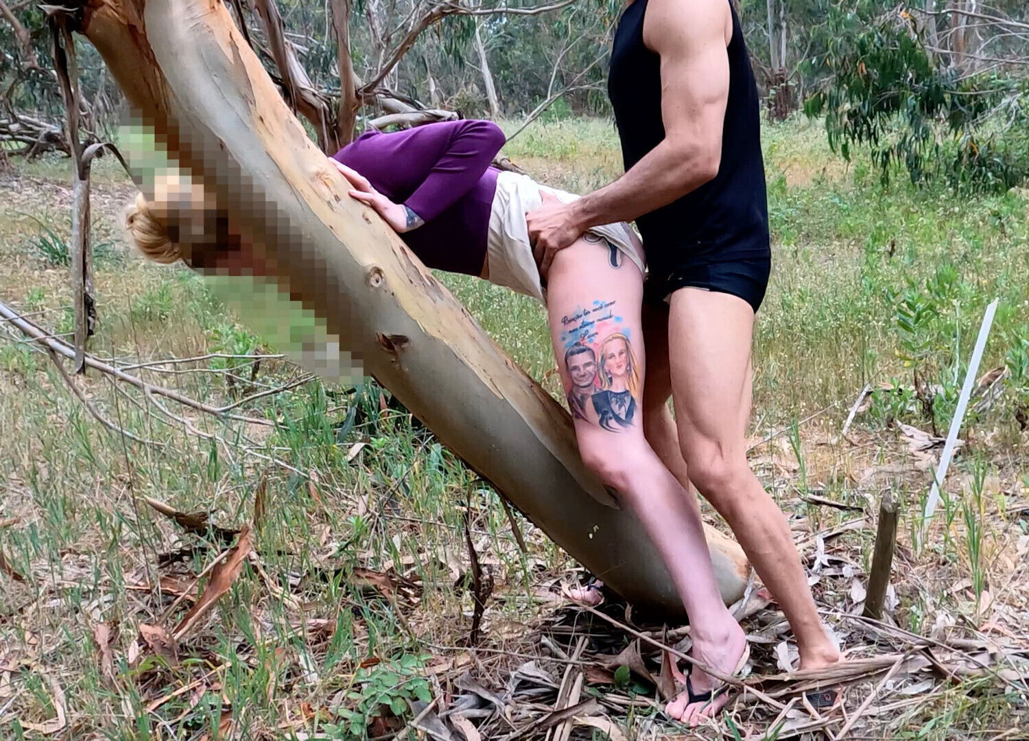 Mountain Hiking Wild Outdoor Sex!