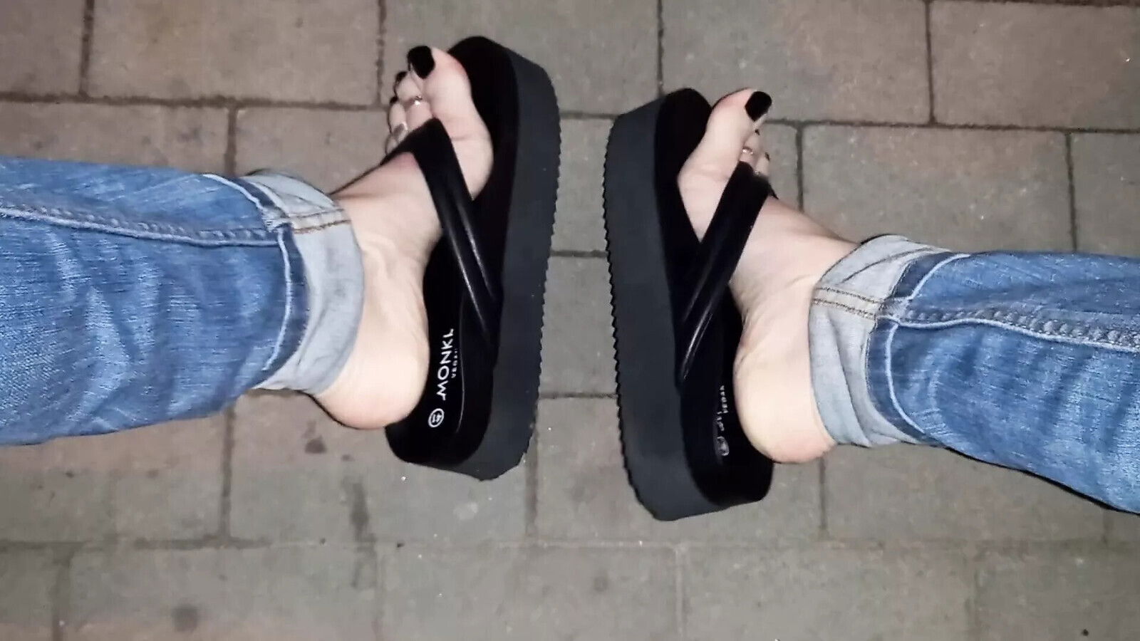 platform flip flops