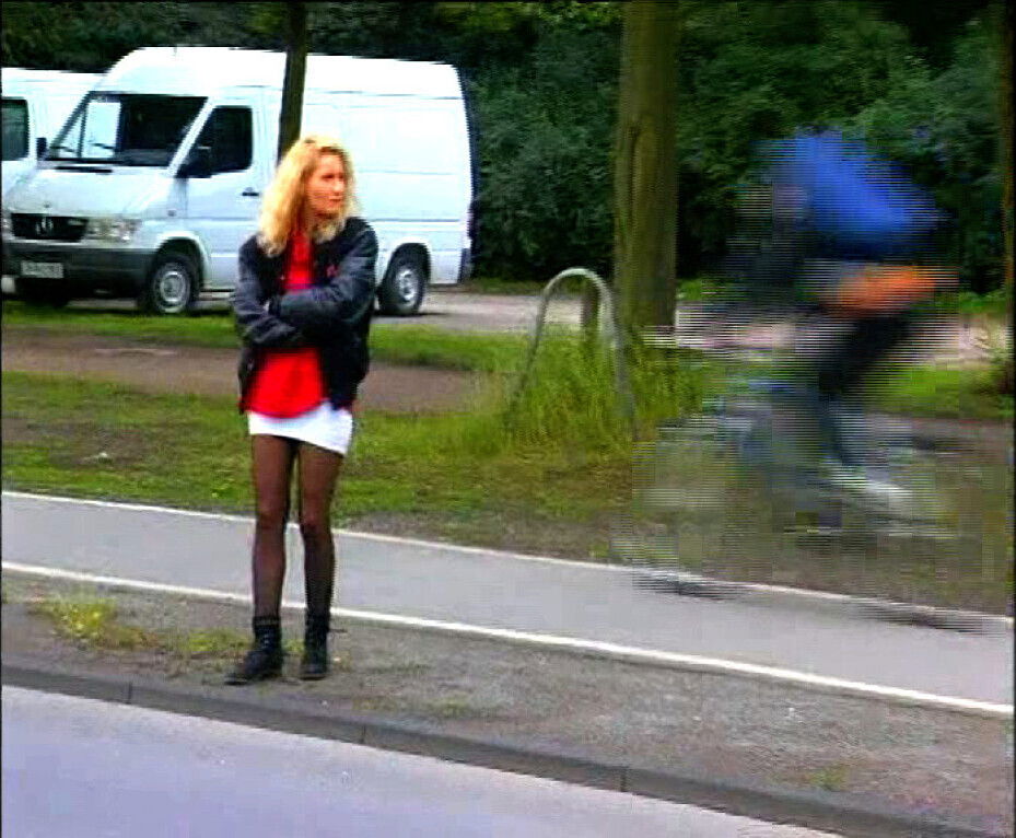 German street whore secretly filmed Duisburg retro