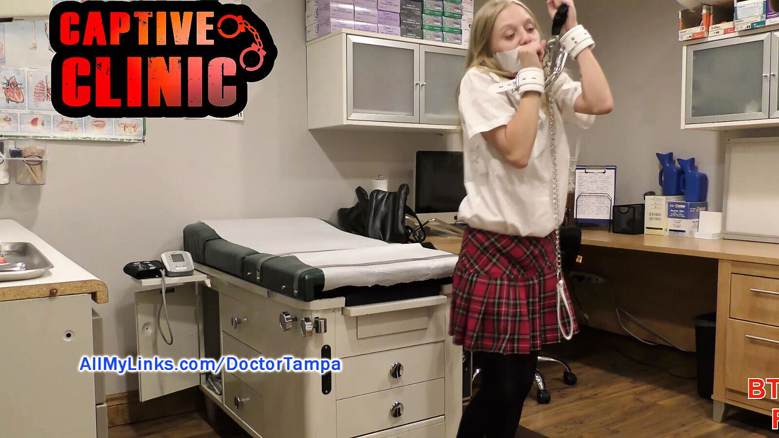 NonNude From Siren Strangers Night, Partially Nude Discussions Restraints, CaptiveClinicCom