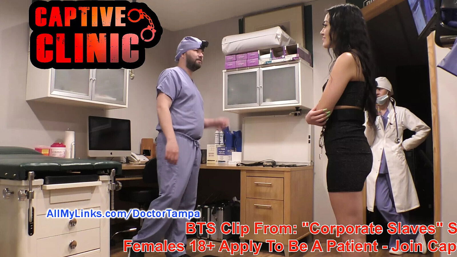 NonNude Behind Scenes From Blaire Celeste Corporate Slaves, Smiles Restraints, Film CaptiveClinicCom