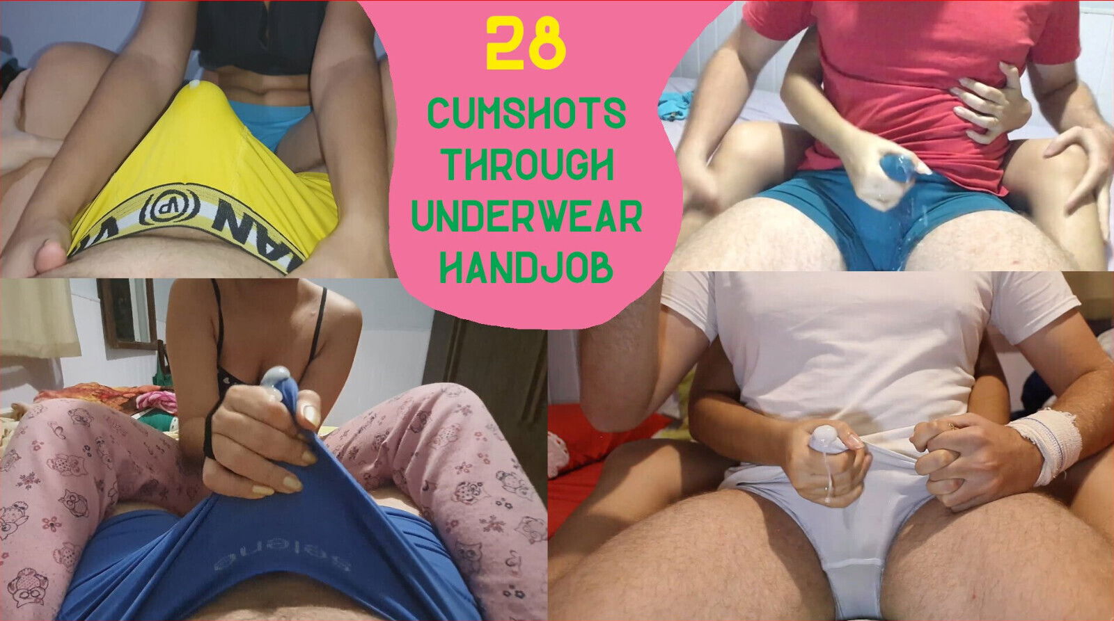 Handjob through underwear SUPER COMPILATION, your pants
