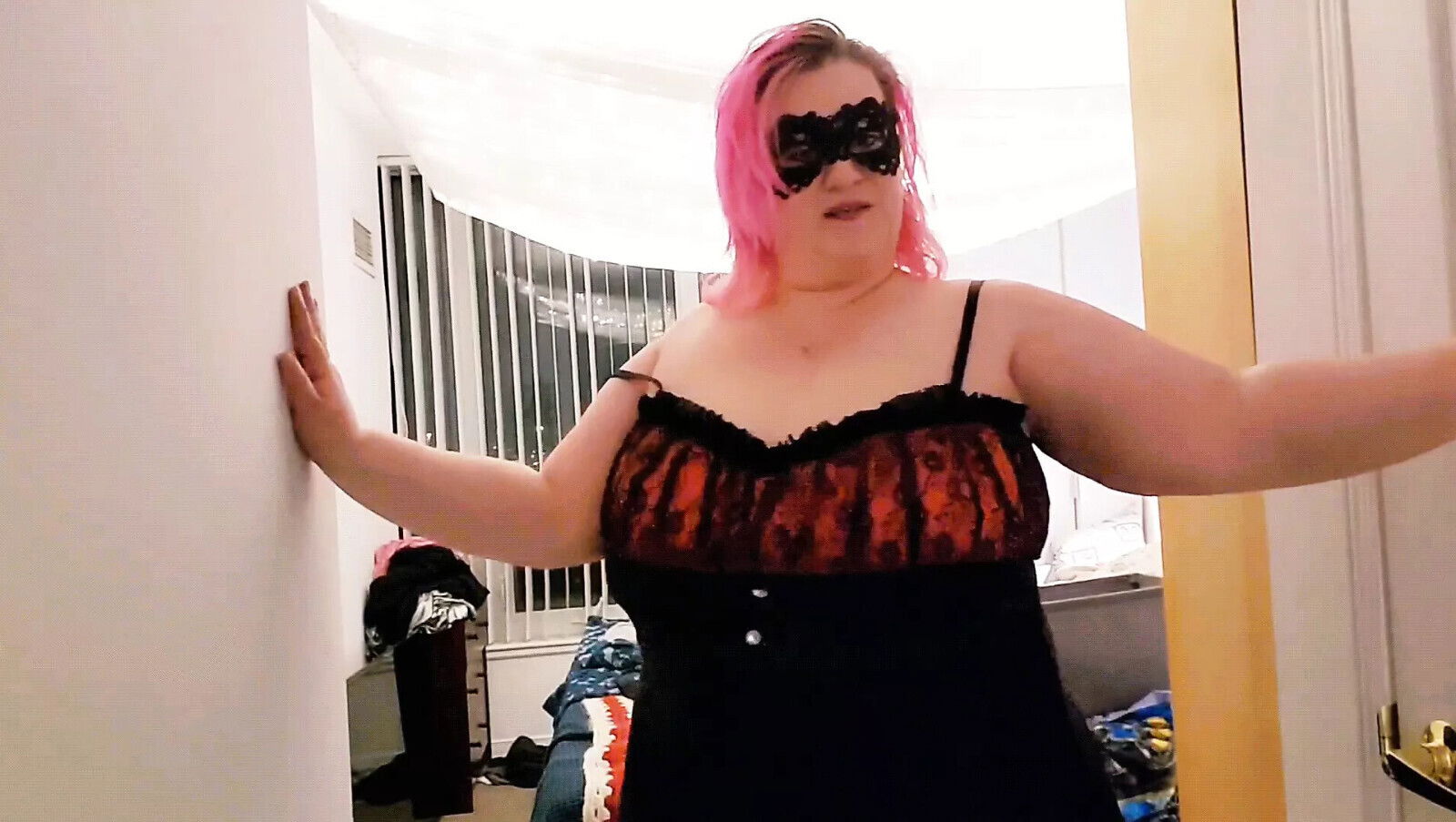 Busty pretty lingerie